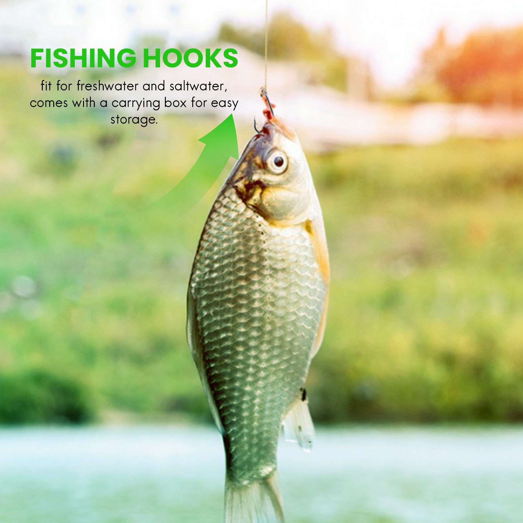 Fishing Hook Size - 新入荷 500個/セット 混合サイズ # 3～12号 高炭素鋼製