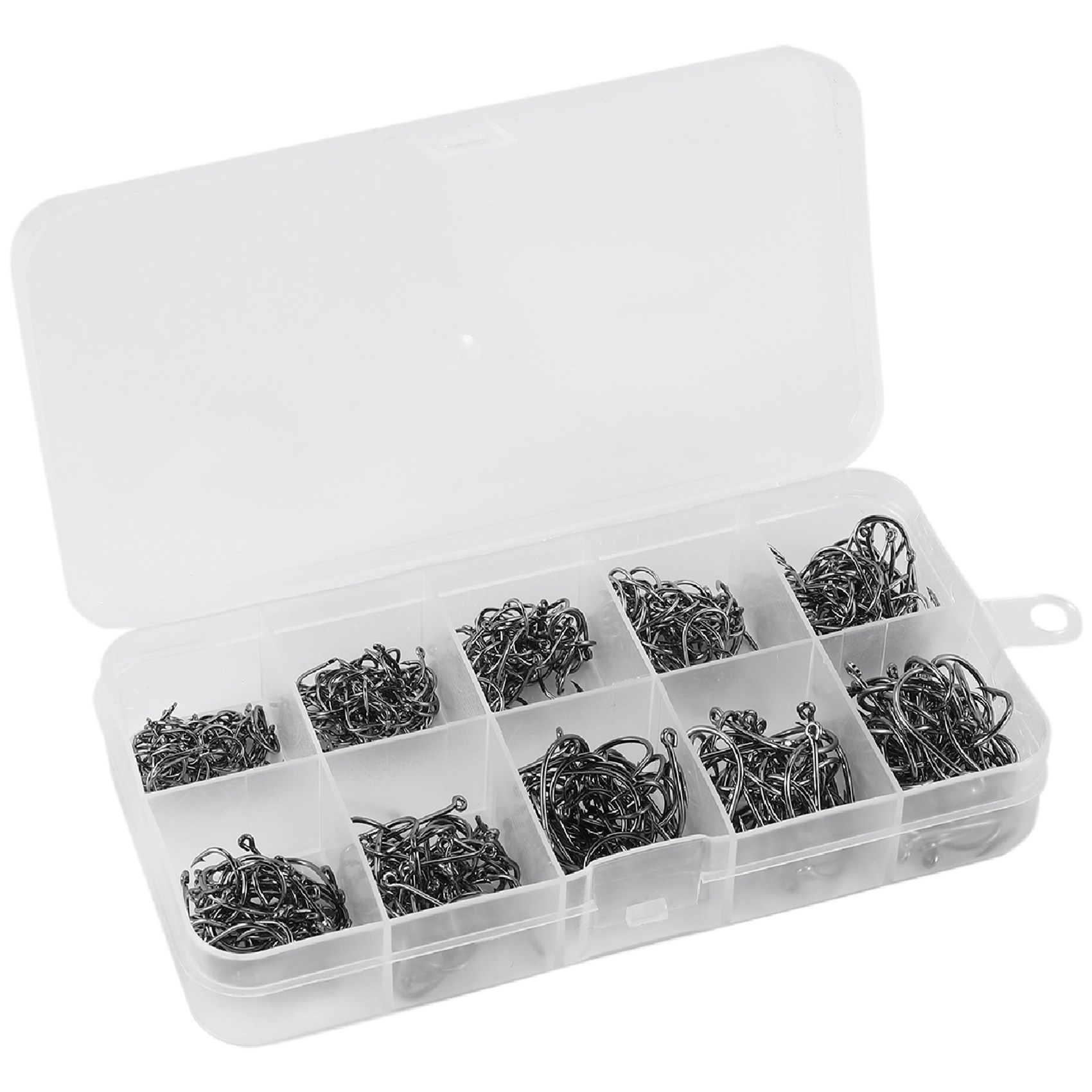 新入荷 500個/セット 混合サイズ # 3～12号 高炭素 - Fishing Hook Size のレビューと価格