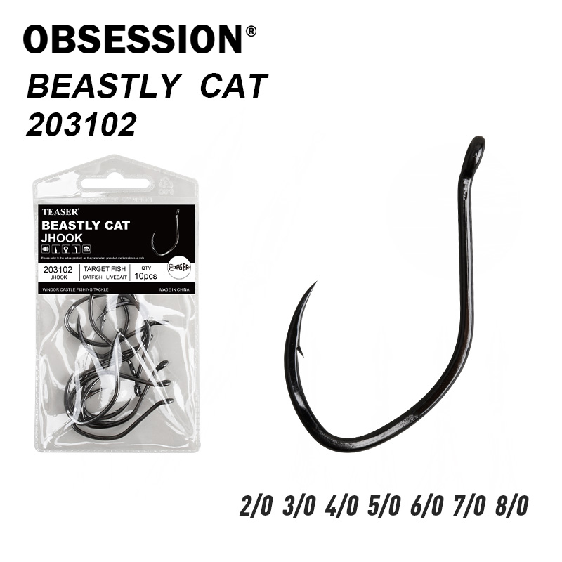 OBSESSION 203102 10個/袋 海水釣り用 ビ - Fishing Hook Assortment のレビューと価格