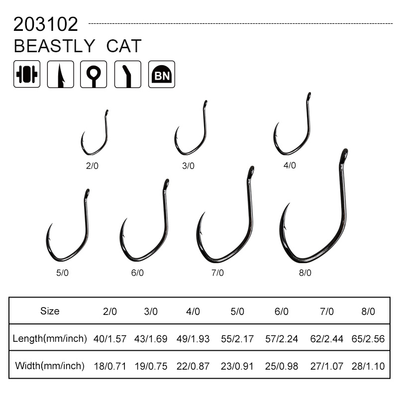 OBSESSION 203102 10個/袋 海水釣り用 ビ - Fishing Hook Assortment のレビューと価格