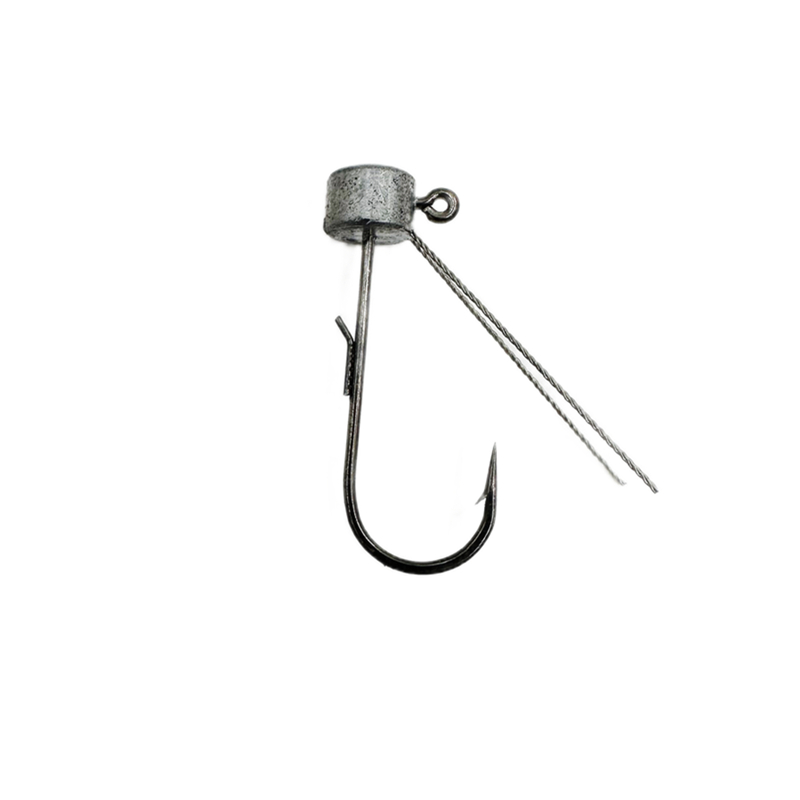 10 個 * 釣りキノコ形状ネッドリグリードヘッドウィードレ - Fishing Hook Offset のレビューと価格