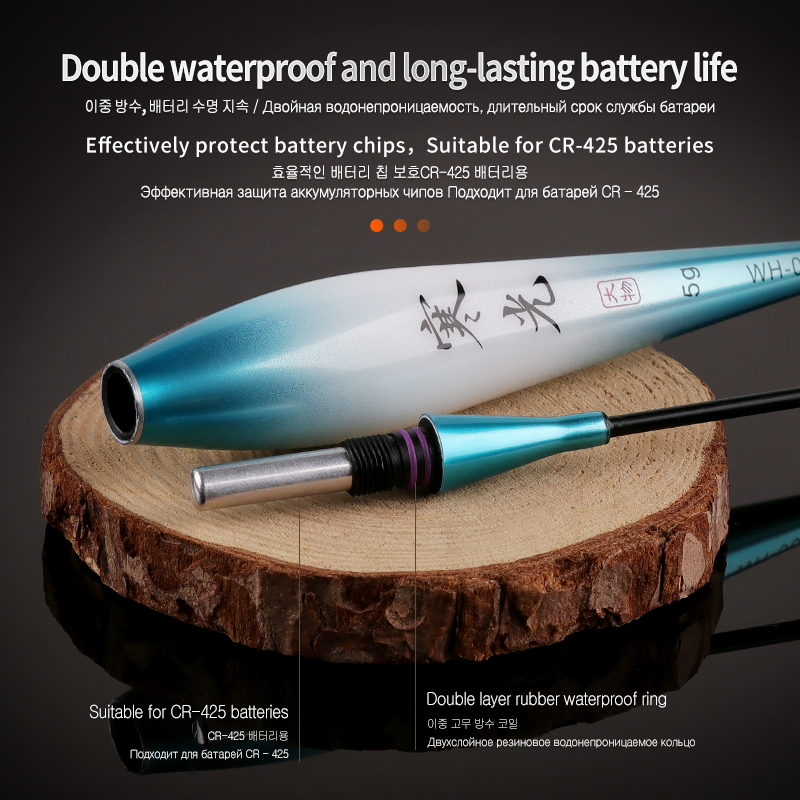 インテリジェントで明るい電気フロートツール,大きな負荷,鉛重 - Fishing Hook Size のレビューと価格